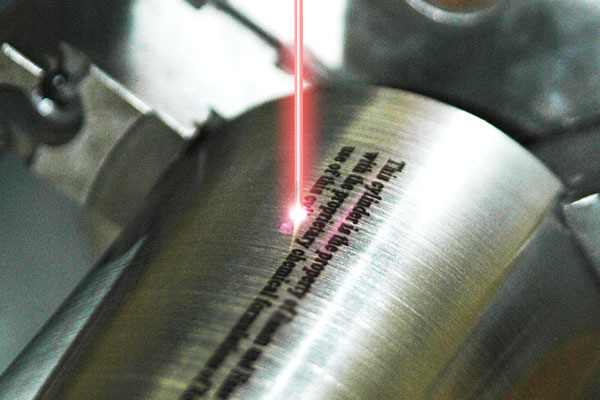 Laser Rotary Engraving of Bar Codes and Sequential Serial Numbers